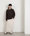 ハイウエストピーチロングタイトスカート《S Size Line》