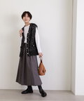 アーチ切替ポプリンスカート