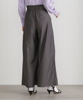 コルセット風ワイドパンツ