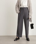 ムジハイウエストスラックスワイドパンツ《S Size Line》