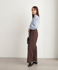 ムジハイウエストスラックスワイドパンツ《S Size Line》