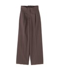 ムジハイウエストスラックスワイドパンツ《S Size Line》