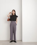 ハイウエストベルト付ストレートパンツ《S Size Line》