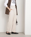 ハイウエストベルト付ストレートパンツ《S Size Line》