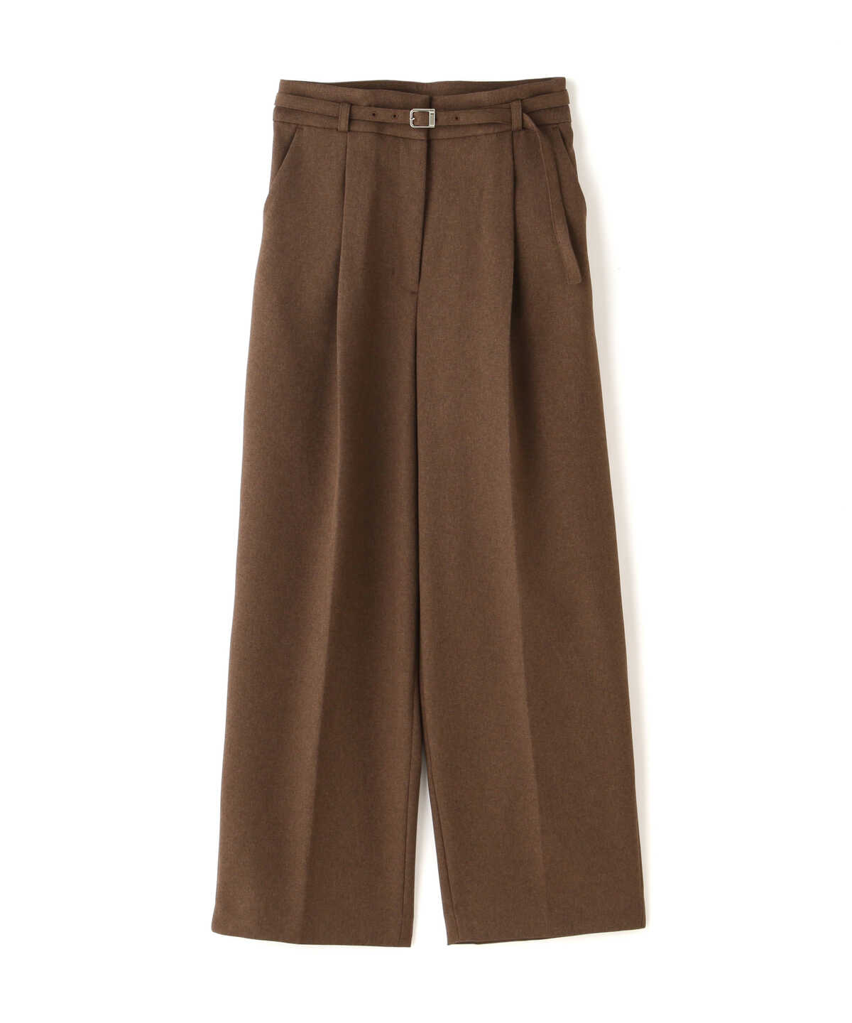 センタープレスベルト付ワイドパンツ《S Size Line》