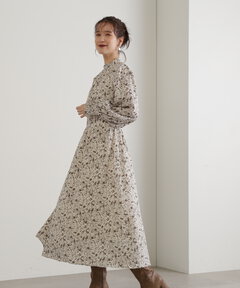 プリントハイネックワンピース《S Size Line》