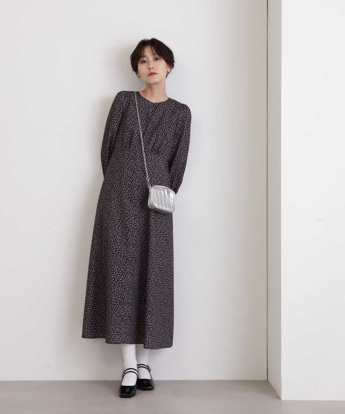 フラワープリントワンピース《S Size Line》