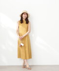 スタンドネックフレアワンピース《S Size Line》