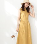 スタンドネックフレアワンピース《S Size Line》