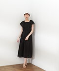 コットンボイルラッフルスクエアワンピース《S Size Line》