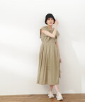 コットンボイルラッフルスクエアワンピース《S Size Line》