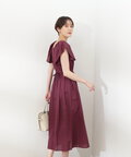 コットンボイルラッフルスクエアワンピース《S Size Line》
