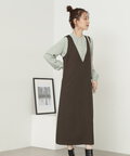 Vネックジャンパースカート《S Size Line》