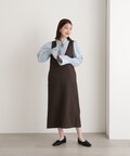 Vネックジャンパースカート《S Size Line》