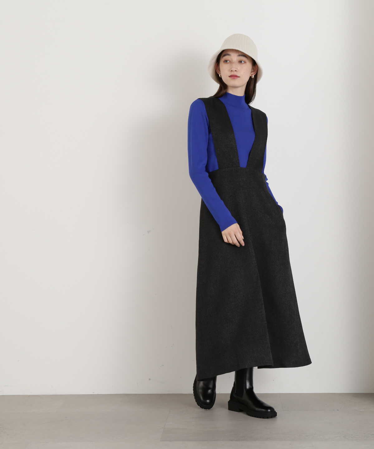 メランジジャンパースカート《S Size Line》