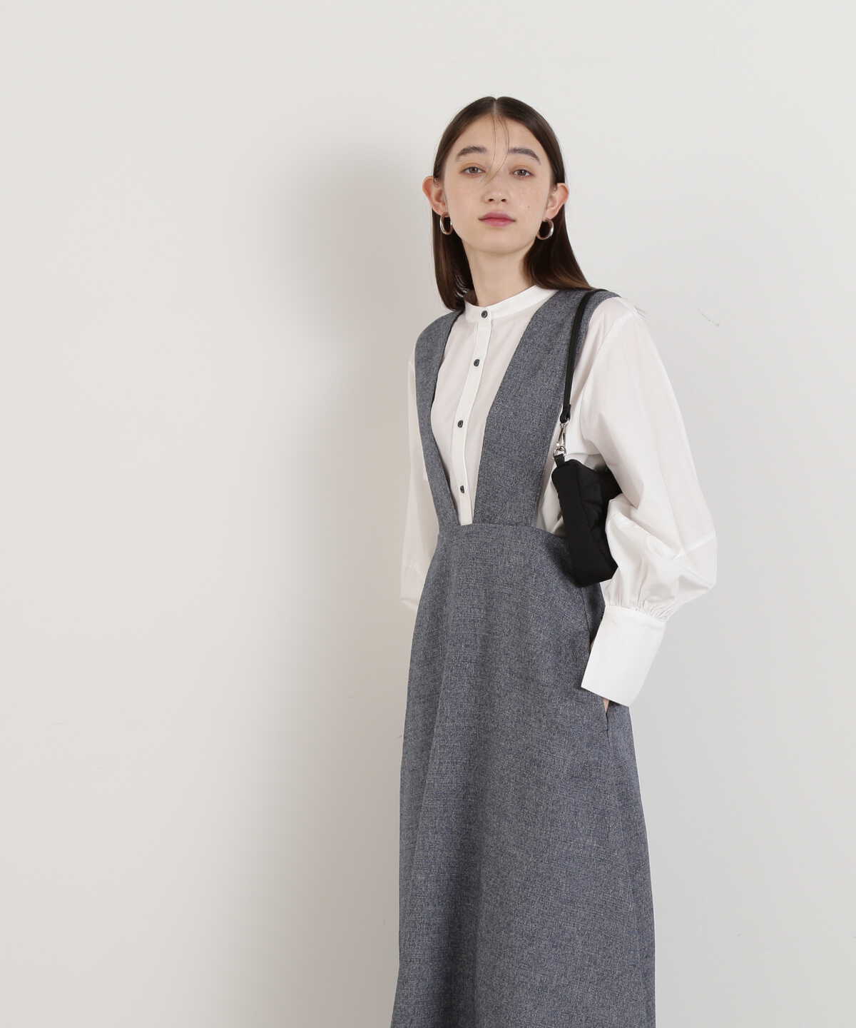 メランジジャンパースカート《S Size Line》