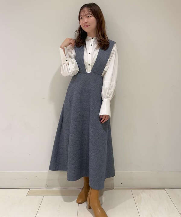 メランジジャンパースカート《S Size Line》