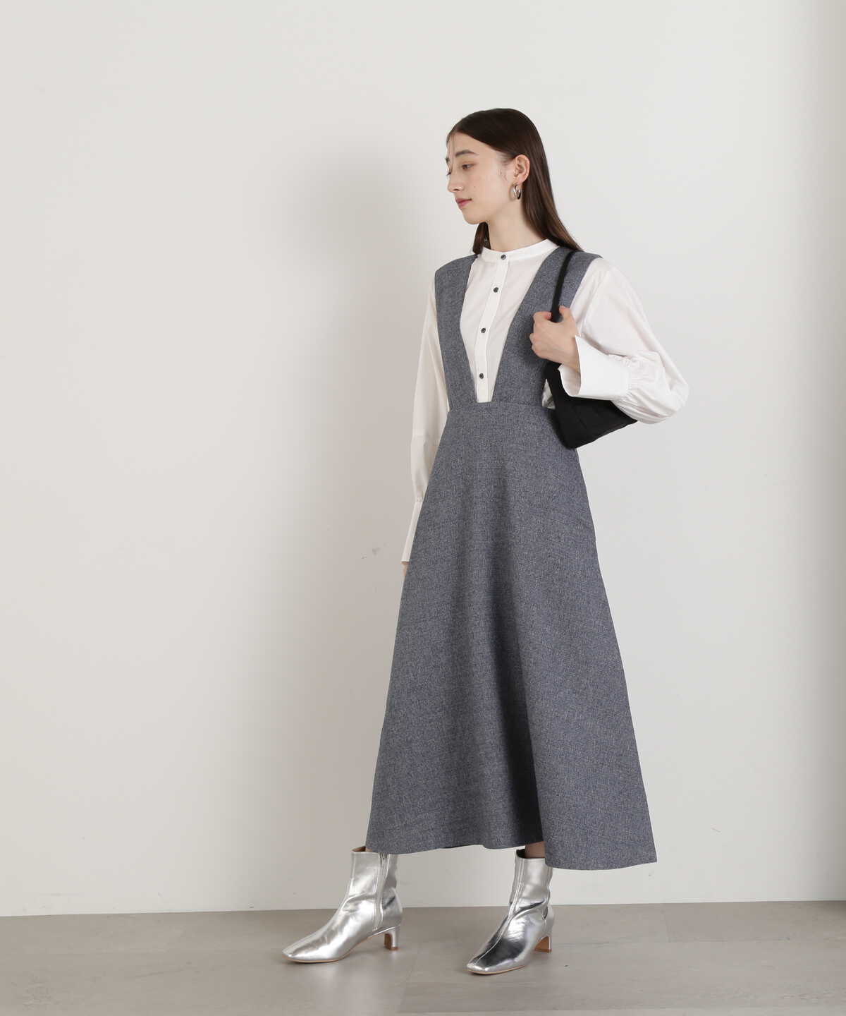 メランジジャンパースカート《S Size Line》