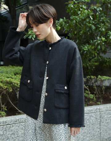ライトツイードジャケット《S Size Line》《WEB限定商品》
