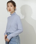 【松井愛莉さん着用】【川津明日香さん着用】ハイネックインナーカットソー