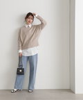 【松井愛莉さん着用】アンゴラ混ハイネックニット