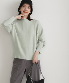 【松井愛莉さん着用】アンゴラ混ハイネックニット