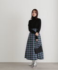 【松井愛莉さん着用】ウールベーシックスムースタートルネックニット
