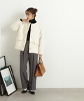 【松井愛莉さん着用】ウールベーシックスムースタートルネックニット