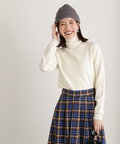 【松井愛莉さん着用】ウールベーシックスムースタートルネックニット