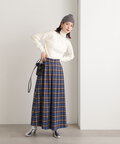 【松井愛莉さん着用】ウールベーシックスムースタートルネックニット