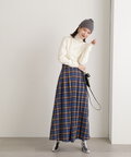 【松井愛莉さん着用】ウールベーシックスムースタートルネックニット