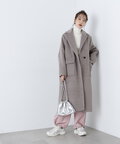 【松井愛莉さん着用】ウールベーシックスムースタートルネックニット
