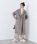 【松井愛莉さん着用】ウールベーシックスムースタートルネックニット