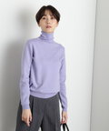 【松井愛莉さん着用】ウールベーシックスムースタートルネックニット