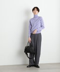 【松井愛莉さん着用】ウールベーシックスムースタートルネックニット