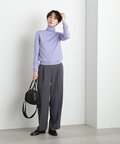 【松井愛莉さん着用】ウールベーシックスムースタートルネックニット