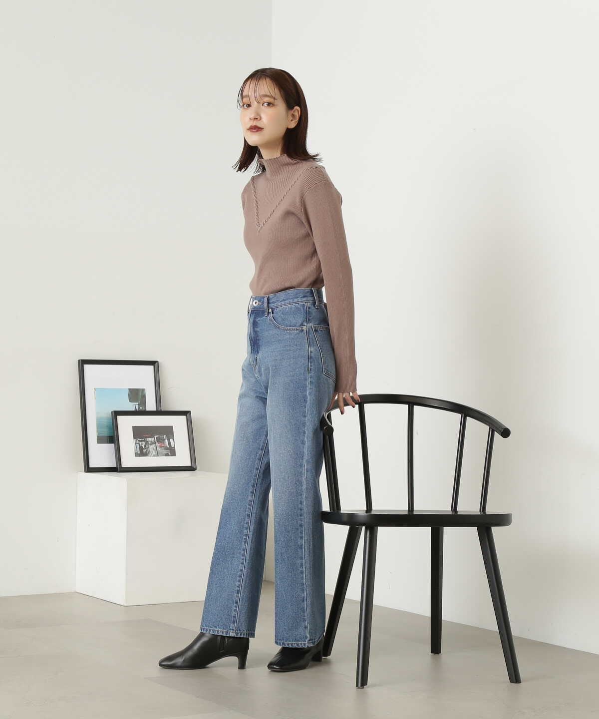 新品 elle collections クリスチィーヌデザインリボンセーター