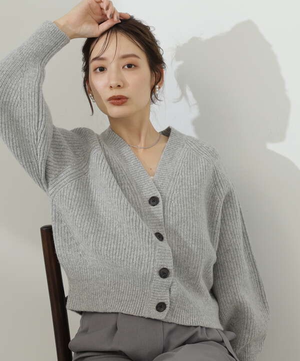 【松井愛莉さん着用】【川津明日香さん着用】HAMILTON WOOL ニットカーディガン