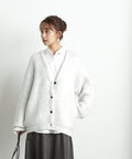 【松井愛莉さん着用】モヘヤ混シャギーニットカーディガン《S Size Line》