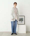 【松井愛莉さん着用】モヘヤ混シャギーニットカーディガン《S Size Line》