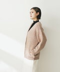 【松井愛莉さん着用】モヘヤ混シャギーニットカーディガン《S Size Line》