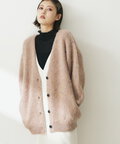 【松井愛莉さん着用】モヘヤ混シャギーニットカーディガン《S Size Line》