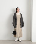 【松井愛莉さん着用】モヘヤ混シャギーニットカーディガン《S Size Line》