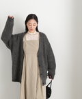 【松井愛莉さん着用】モヘヤ混シャギーニットカーディガン《S Size Line》