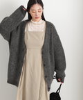 【松井愛莉さん着用】モヘヤ混シャギーニットカーディガン《S Size Line》