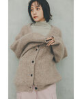 【松井愛莉さん着用】モヘヤ混シャギーニットカーディガン《S Size Line》