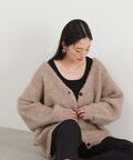 【松井愛莉さん着用】モヘヤ混シャギーニットカーディガン《S Size Line》