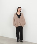 【松井愛莉さん着用】モヘヤ混シャギーニットカーディガン《S Size Line》