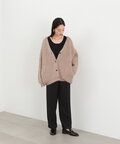 【松井愛莉さん着用】モヘヤ混シャギーニットカーディガン《S Size Line》