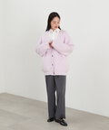 【松井愛莉さん着用】モヘヤ混シャギーニットカーディガン《S Size Line》